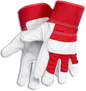 Red and white work gloves Red Work Gloves R507 for durable safety gear and custom apparel