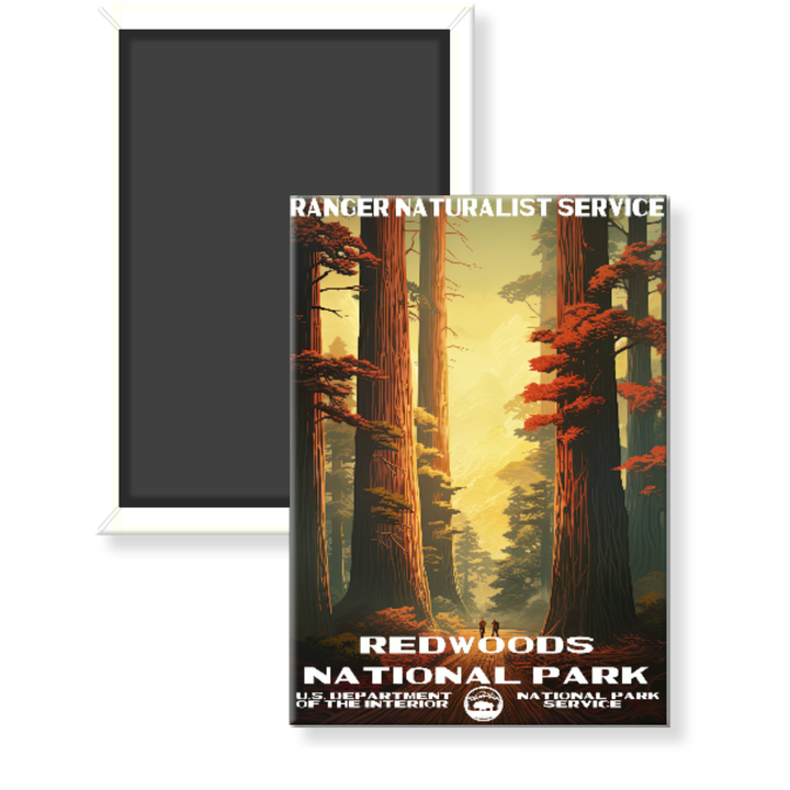 Redwood National Park WPA Magnet - magnet