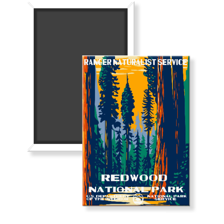 Redwood National Park WPA Magnet - magnet