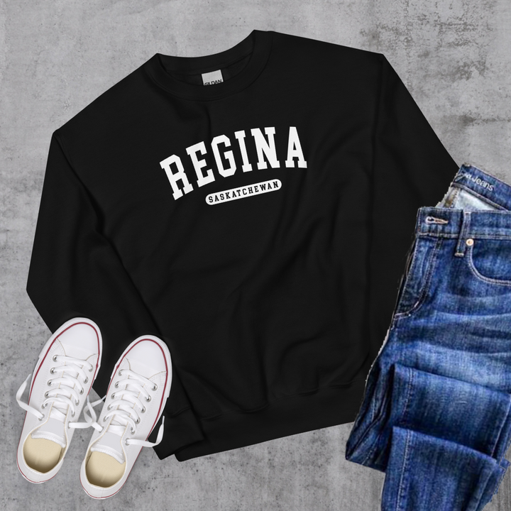 Regina College Crewneck - Black / S