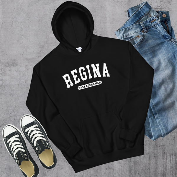 Regina College Hoodie - Black / S