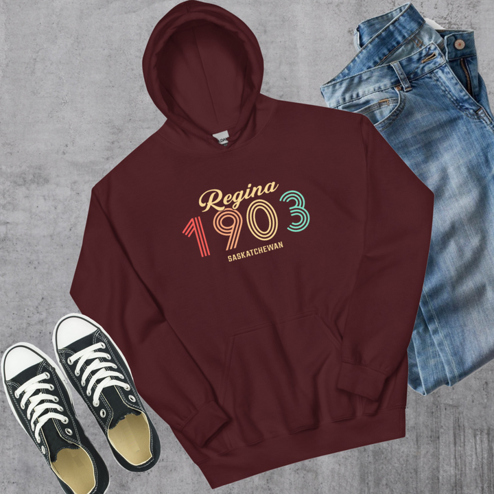 Regina Vintage Hoodie - Maroon / S