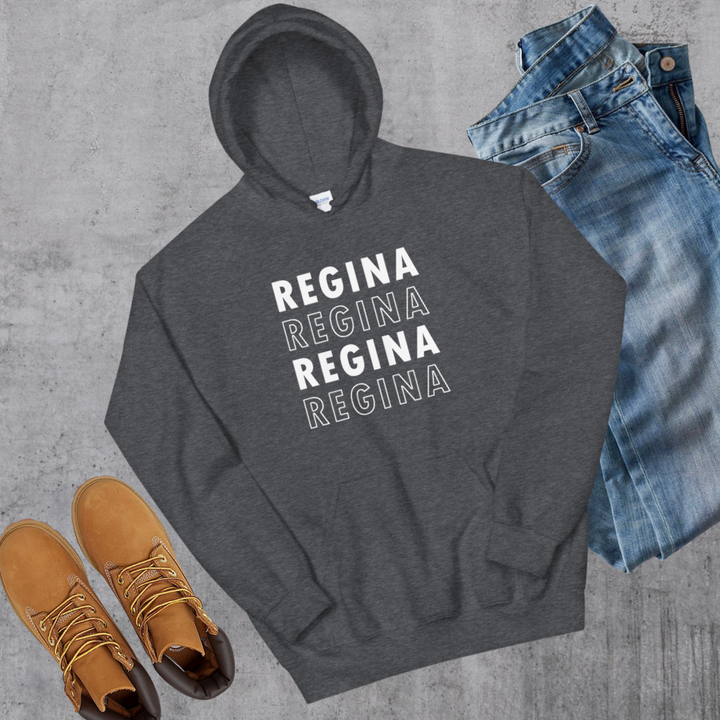 Regina x4 Hoodie - Dark Heather / S