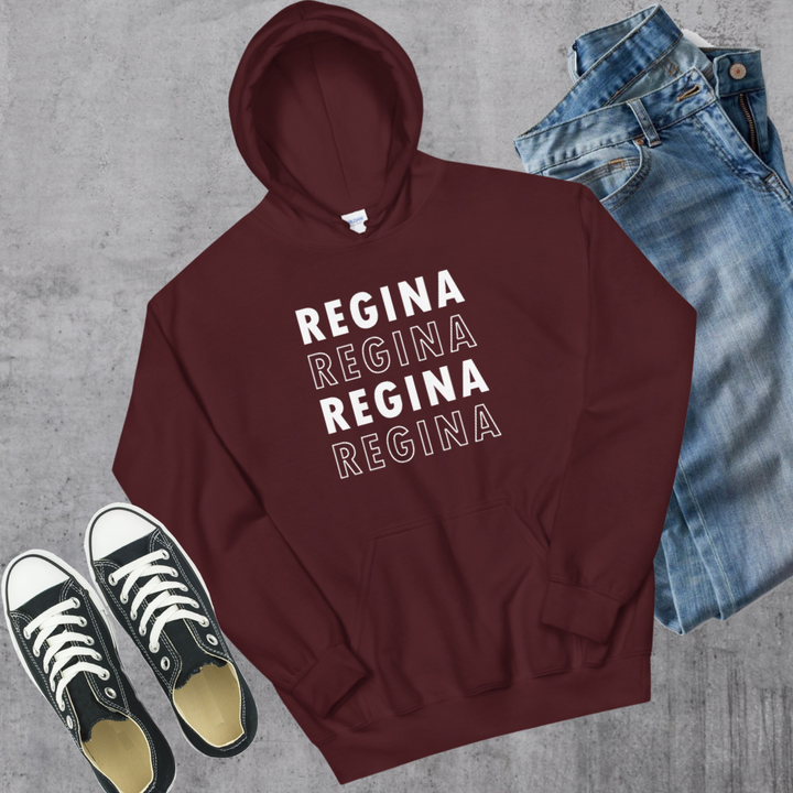 Regina x4 Hoodie - Maroon / S