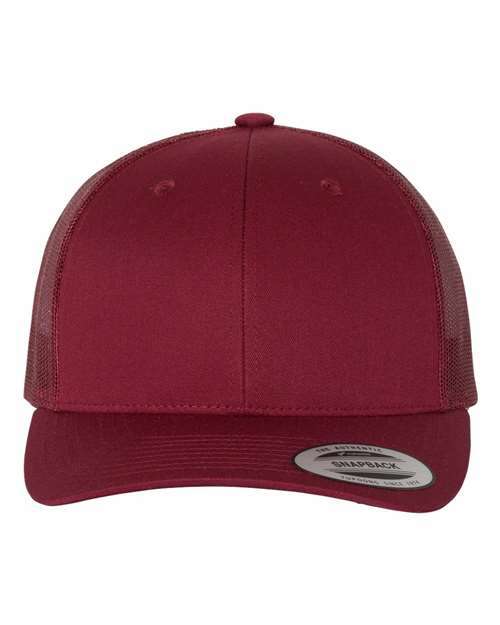 Retro trucker: custom apparel screen printing toronto style a100 - Cranberry / Adjustable