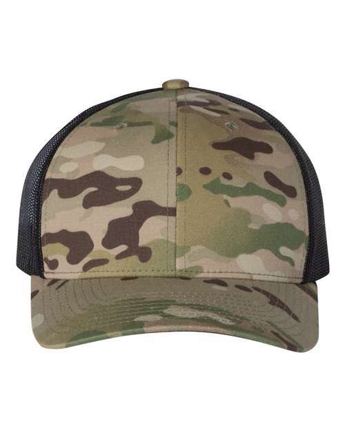 Retro trucker: custom apparel screen printing toronto style a100 - Multicam Green/ Black / Adjustable