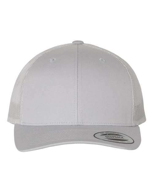 Retro trucker: custom apparel screen printing toronto style a100 - Silver / Adjustable