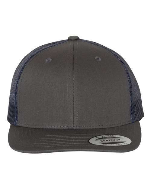 Retro trucker: custom apparel screen printing toronto style a100 - Charcoal/ Navy / Adjustable