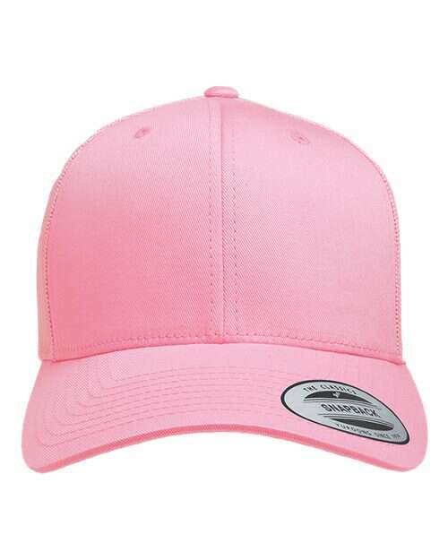 Retro trucker: custom apparel screen printing toronto style a100 - Pink / Adjustable