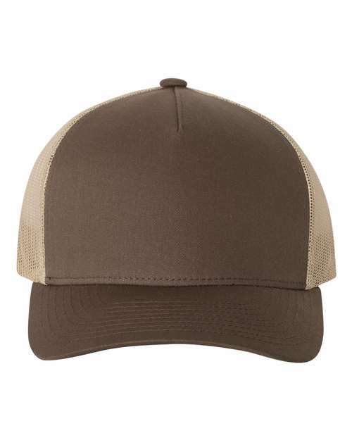 Retro trucker hat: custom apparel & live screen printing toronto available a101 - Brown/ Khaki / Adjustable