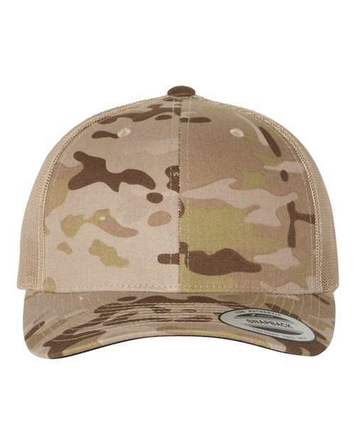 Retro trucker: custom apparel screen printing toronto style a100 - Multicam Arid/ Tan / Adjustable