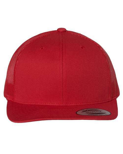 Retro trucker: custom apparel screen printing toronto style a100 - Red / Adjustable