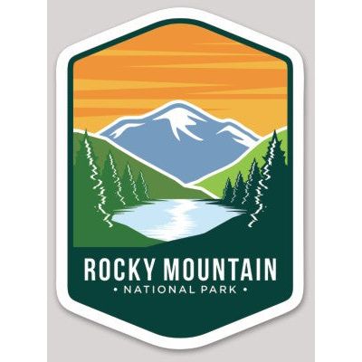 Rocky Mountain National Park Die Cut Sticker Large - sticker