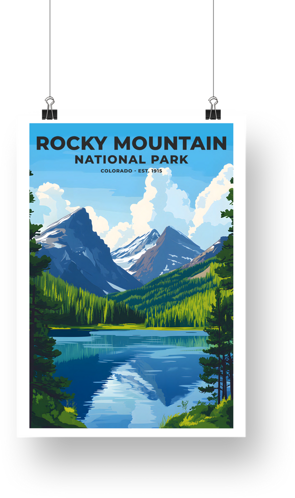 Rocky Mountain National Park Poster - poster