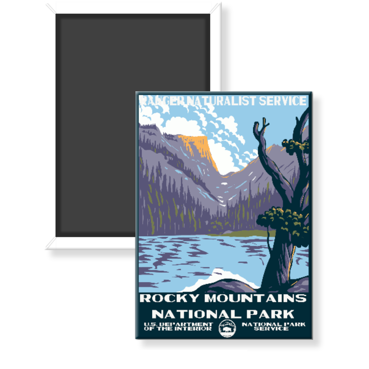 Rocky Mountain National Park WPA Magnet - magnet