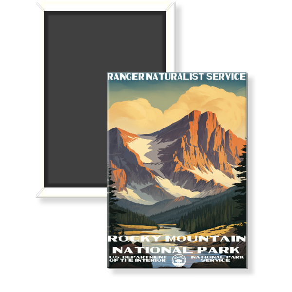 Rocky Mountain National Park WPA Magnet - magnet