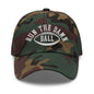 Run The Damn Ball Embroidered Dad Hat - Green Camo