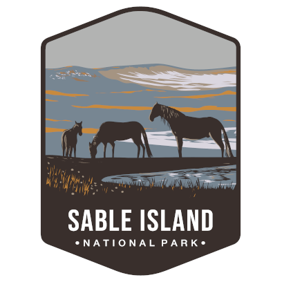 Sable Island National Park Sticker Large - sticker