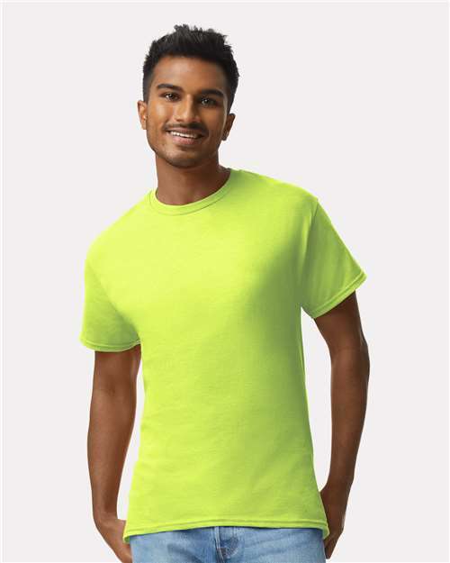 Safety green tee: ignite your live screen printing toronto vision! Ultra cotton