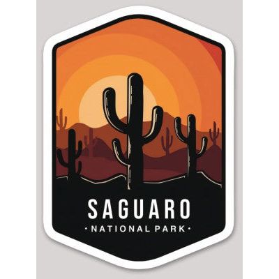 Saguaro National Park Die Cut Sticker Large - sticker