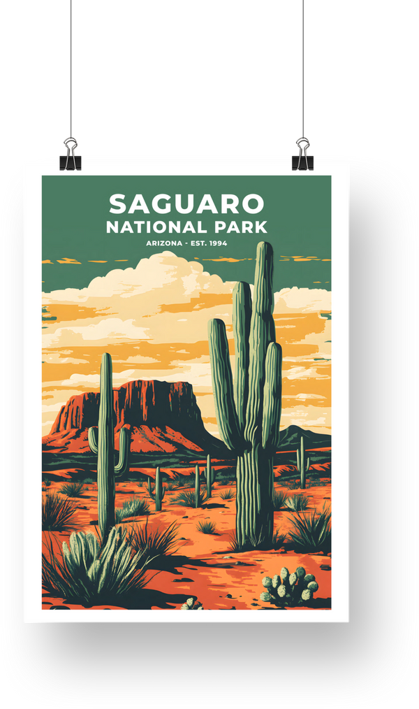 Saguaro National Park Poster - poster