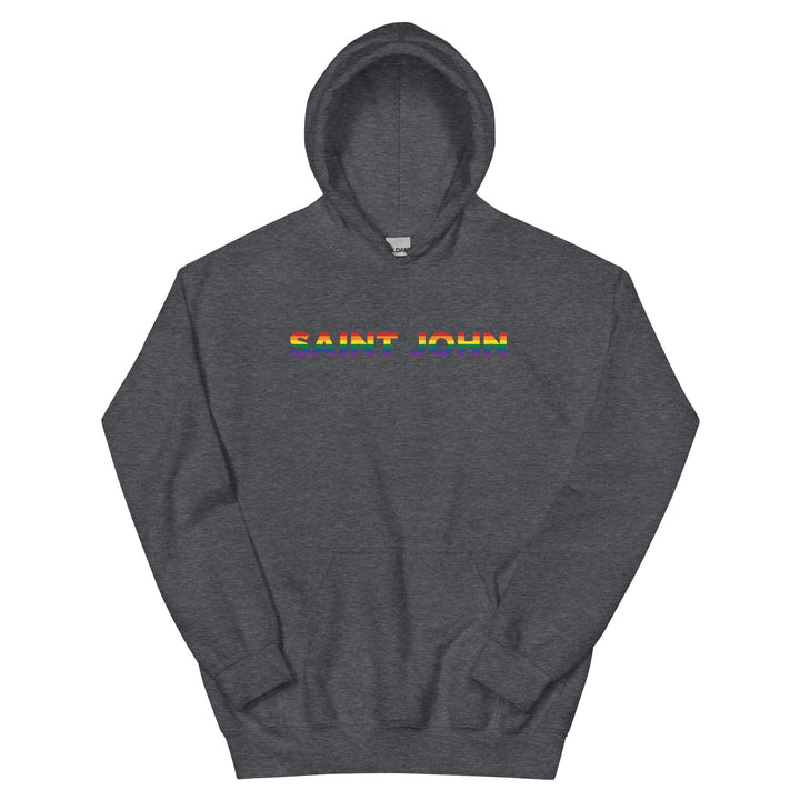 Saint John Pride Hoodie - Dark Heather / S