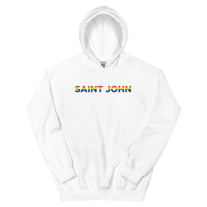 Saint John Pride Hoodie - White / S