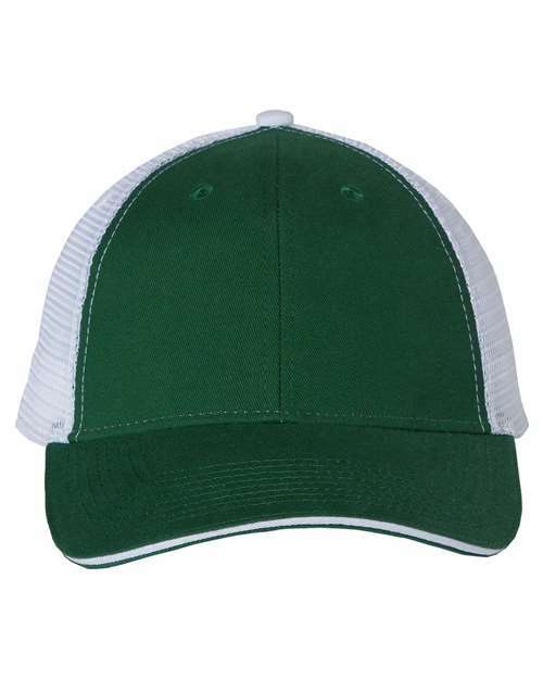 Sandwich trucker caps: custom apparel ready for screen printing. Toronto live screen printing available. Stc-01