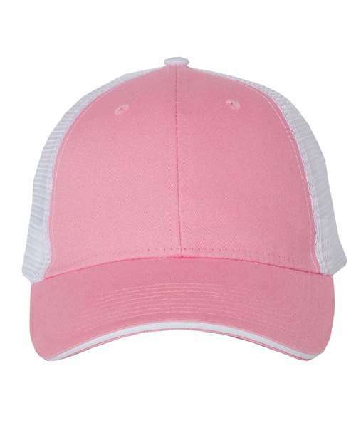 Sandwich trucker caps: custom apparel ready for screen printing. Toronto live screen printing available. Stc-01