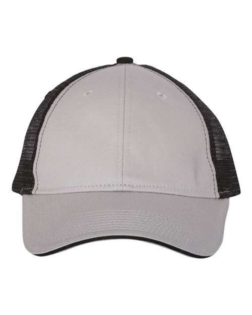 Sandwich trucker caps: custom apparel ready for screen printing. Toronto live screen printing available. Stc-01