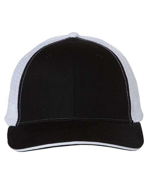 Sandwich trucker caps: custom apparel ready for screen printing. Toronto live screen printing available. Stc-01
