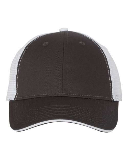 Sandwich trucker caps: custom apparel ready for screen printing. Toronto live screen printing available. Stc-01