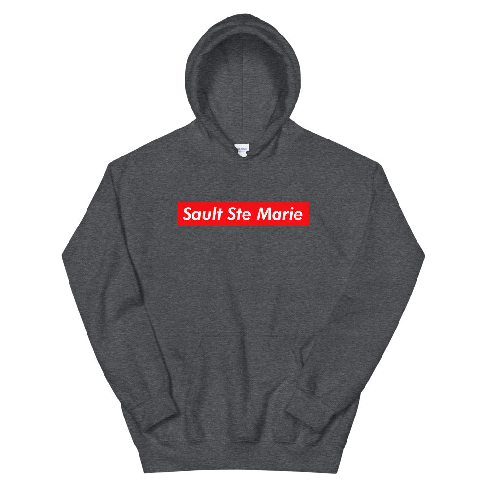 Sault Ste Marie Supreme’d Hoodie - Dark Heather / S - Sweatshirts & Hoodies