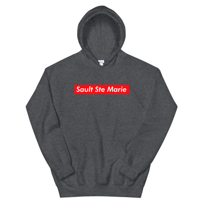 Sault Ste Marie Supreme’d Hoodie - Dark Heather / S - Sweatshirts & Hoodies