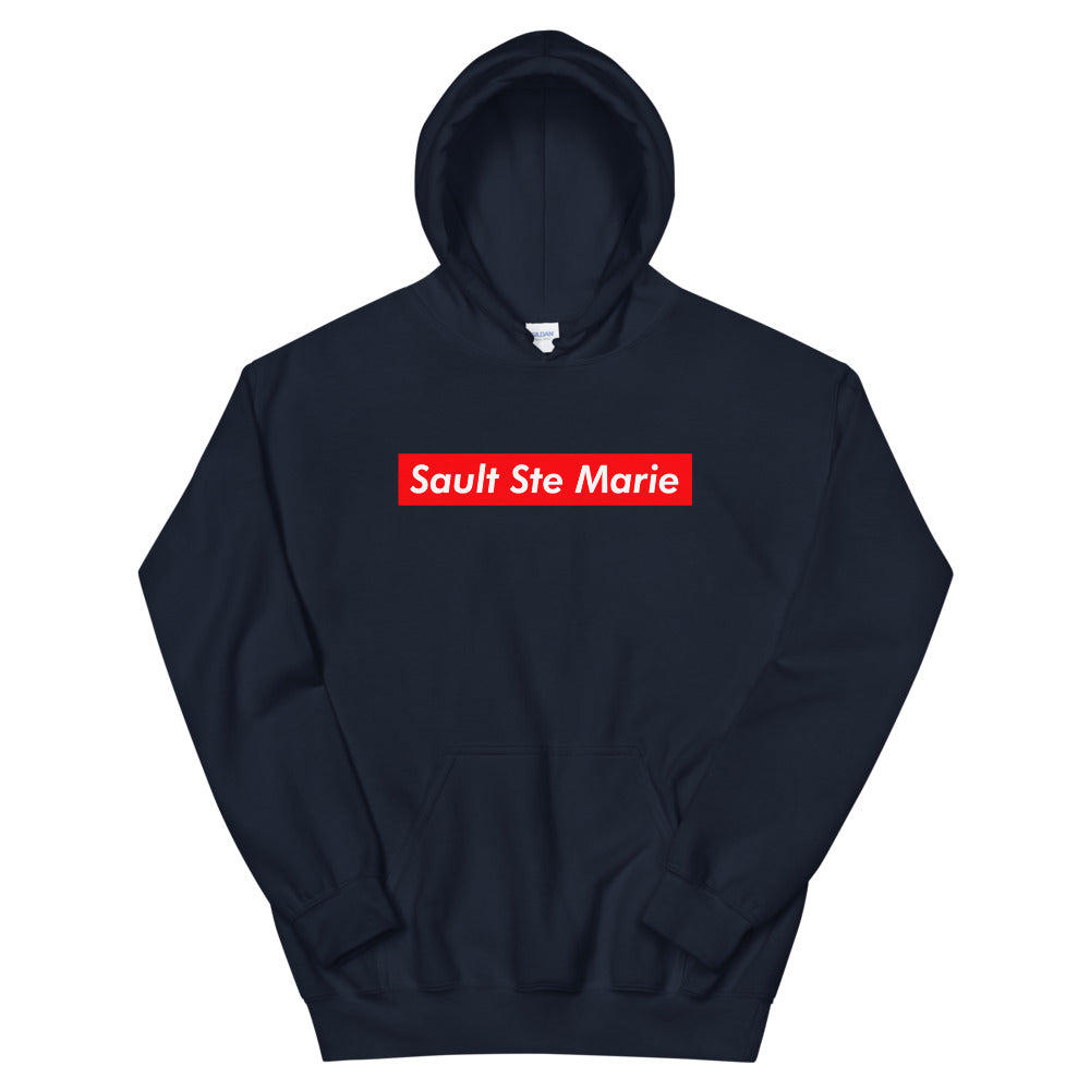 Sault Ste Marie Supreme’d Hoodie - Navy / S - Sweatshirts & Hoodies