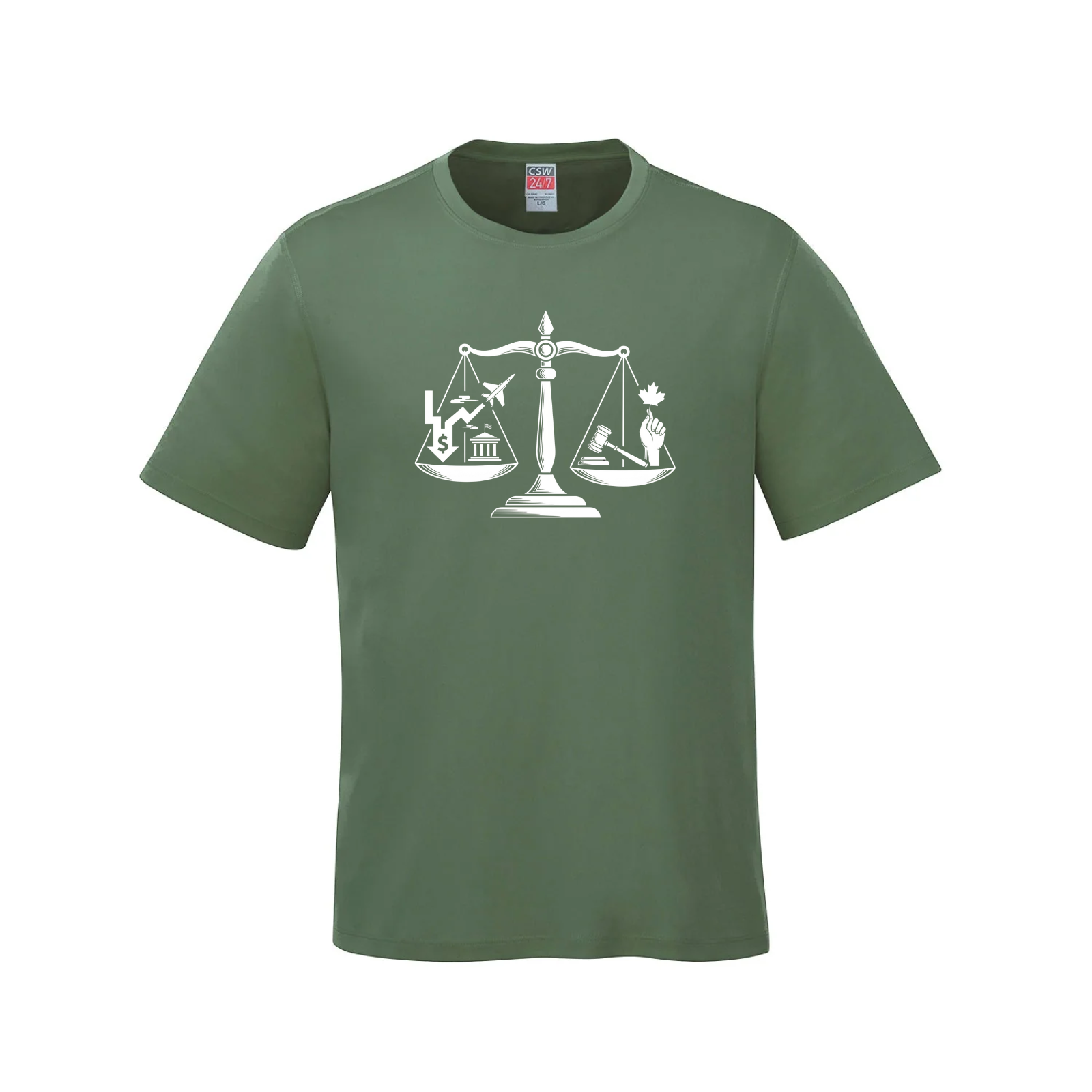 Scales of Power Graphic Tee | Social Justice & Freedom T-Shirt