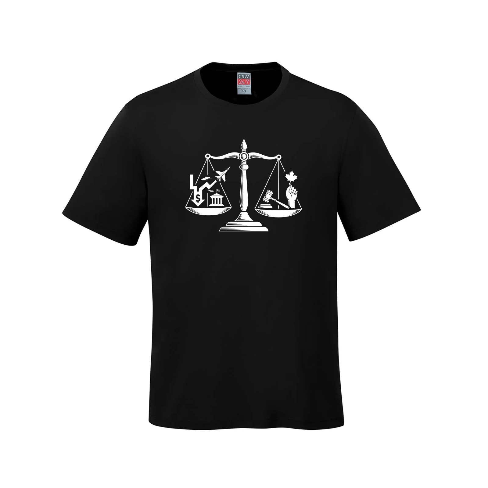 Scales of Power Graphic Tee | Social Justice & Freedom T-Shirt