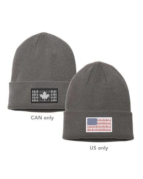 Score the columbia tree flag beanie ideal for screen printing today c101