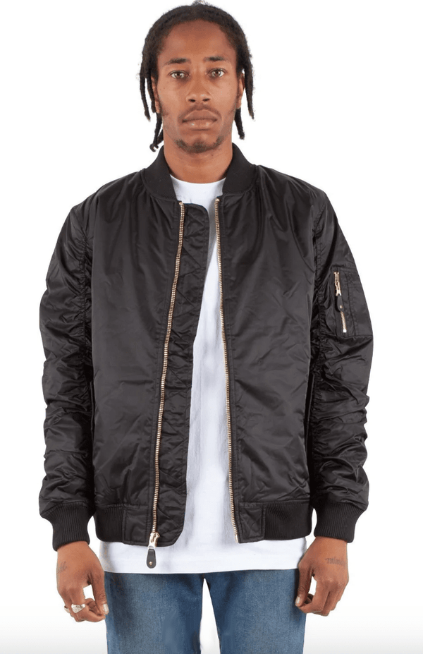 Security bomber jacket: custom apparel dominance tsp100 - Black / XS - Jacket