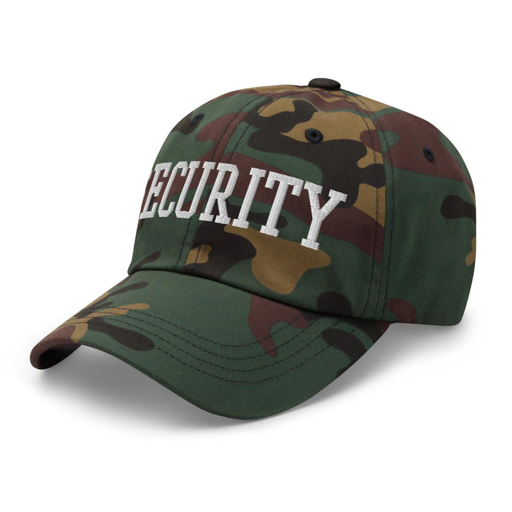 Security Uniform Work Block Embroidered Dad Hat