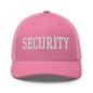 Security Uniform Work Block Embroidered Mesh Trucker Hat - Pink