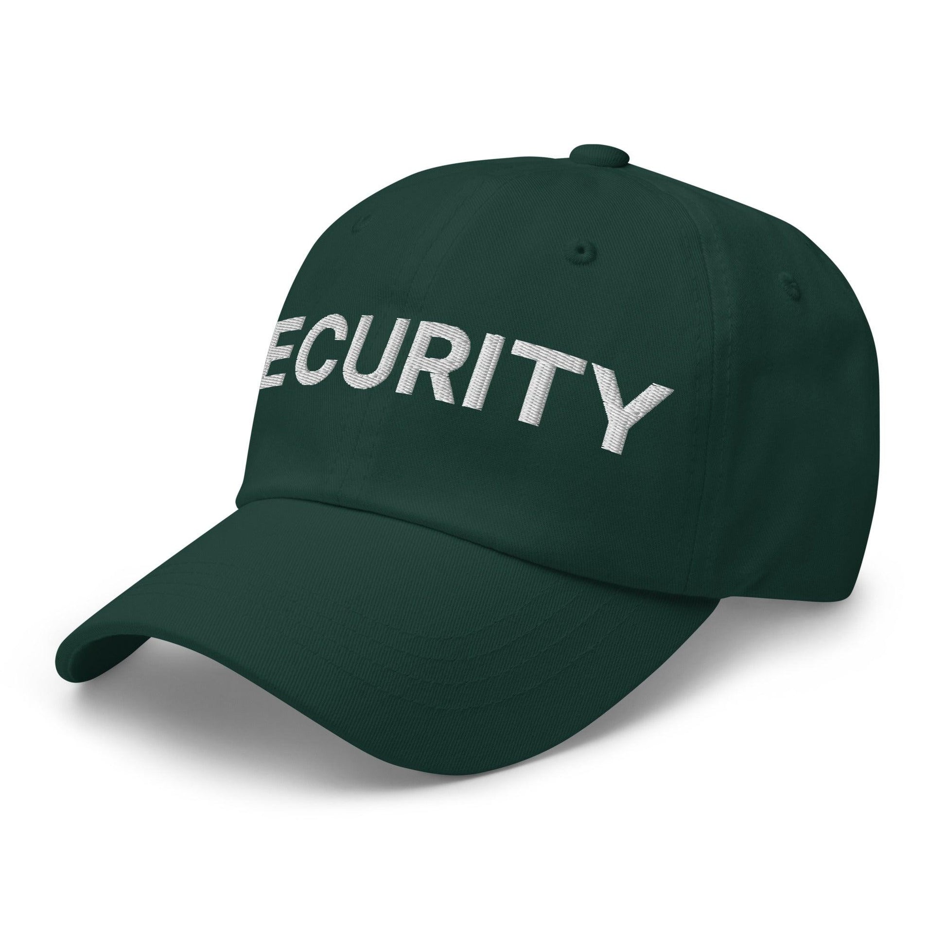 Security Uniform Work Embroidered Dad Hat