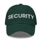 Security Uniform Work Embroidered Dad Hat - Spruce