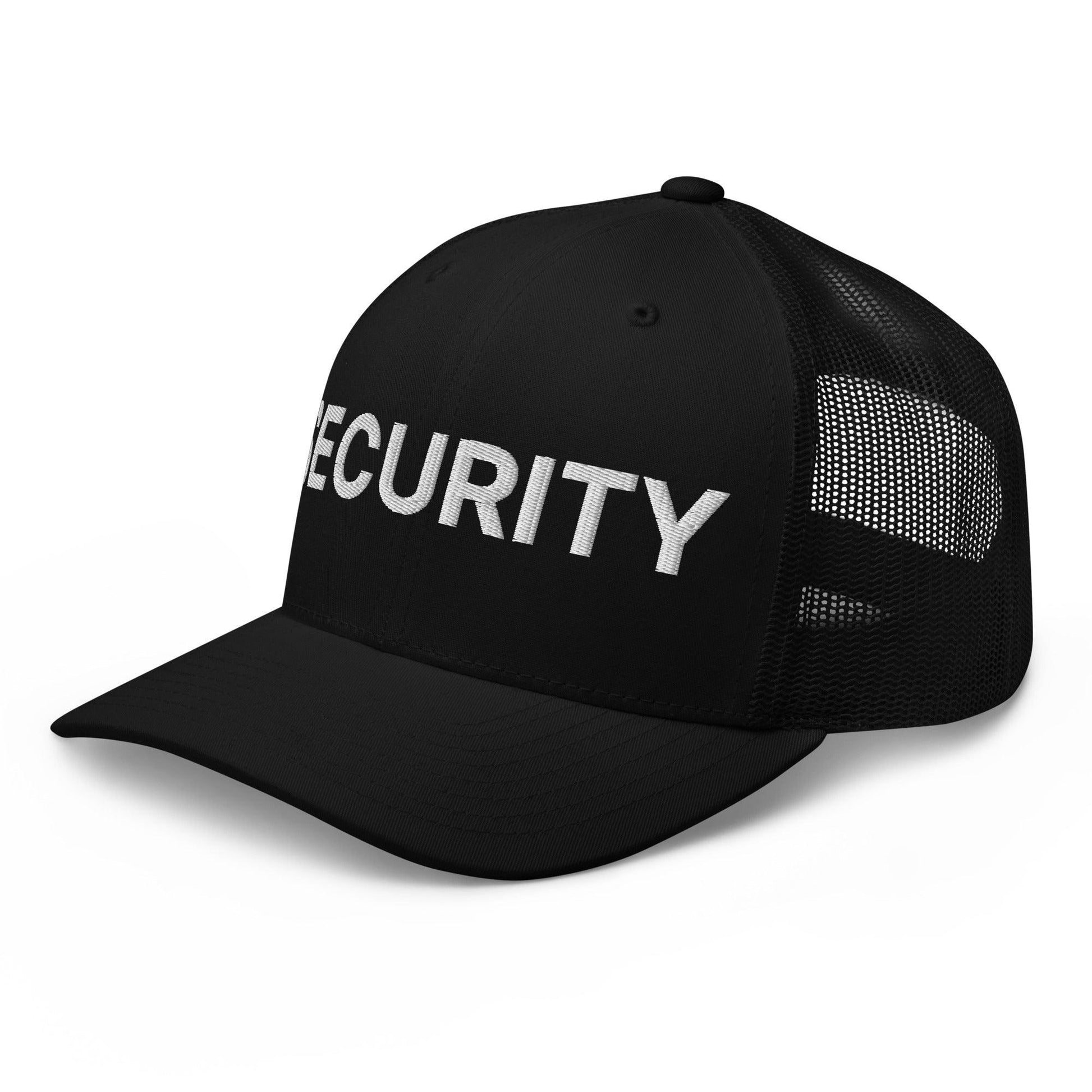 Security Uniform Work Embroidered Mesh Trucker Hat