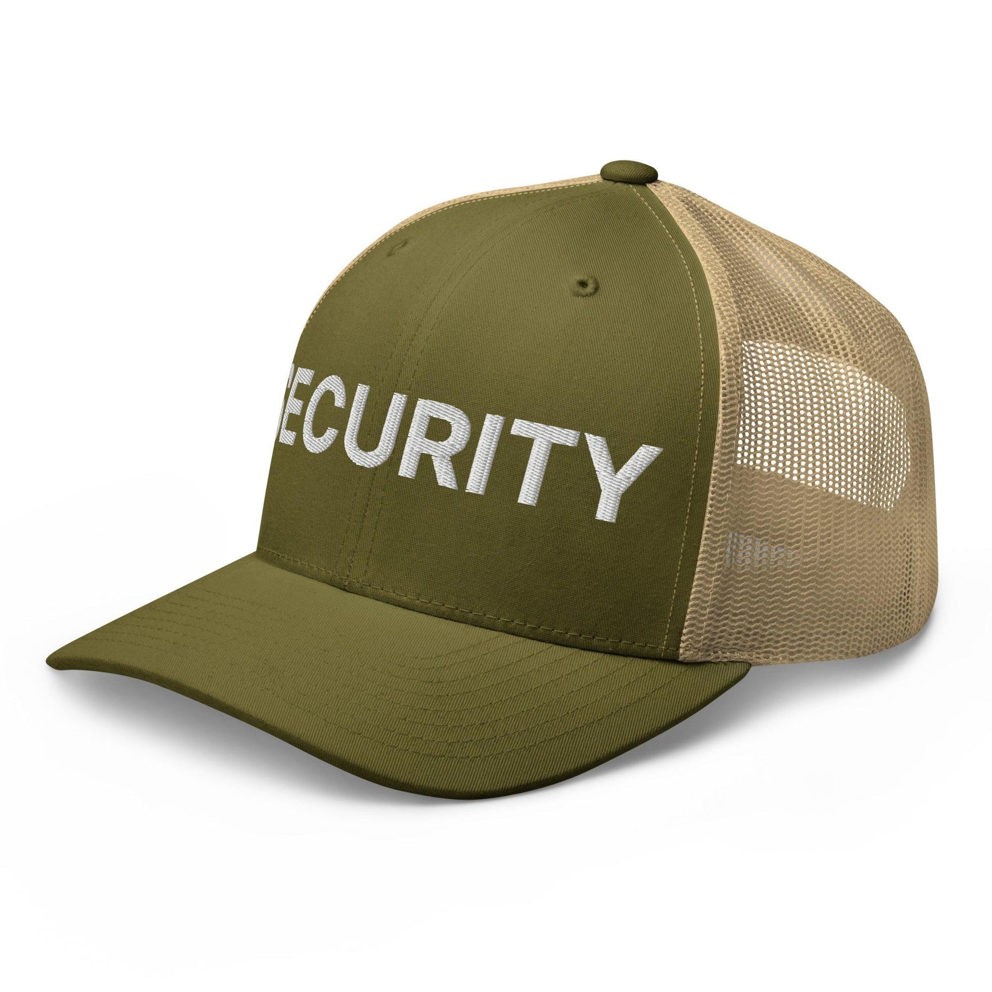 Security Uniform Work Embroidered Mesh Trucker Hat