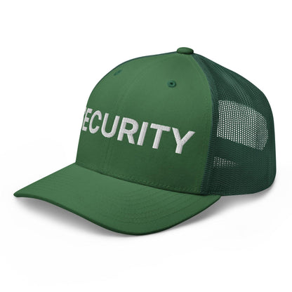 Security Uniform Work Embroidered Mesh Trucker Hat