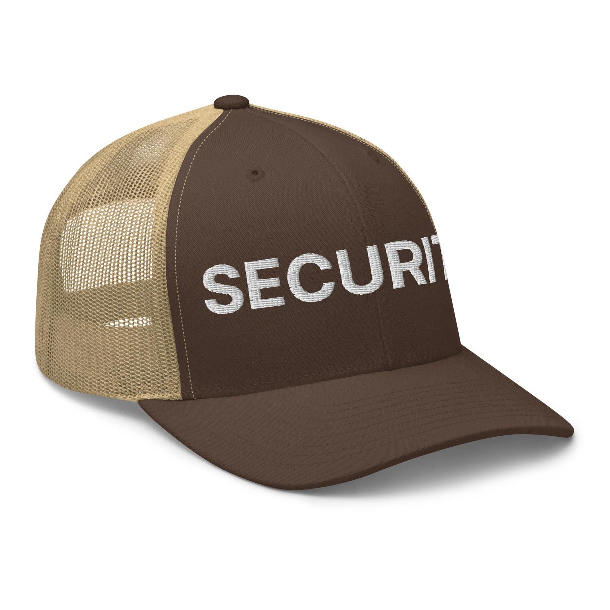 Security Uniform Work Embroidered Mesh Trucker Hat