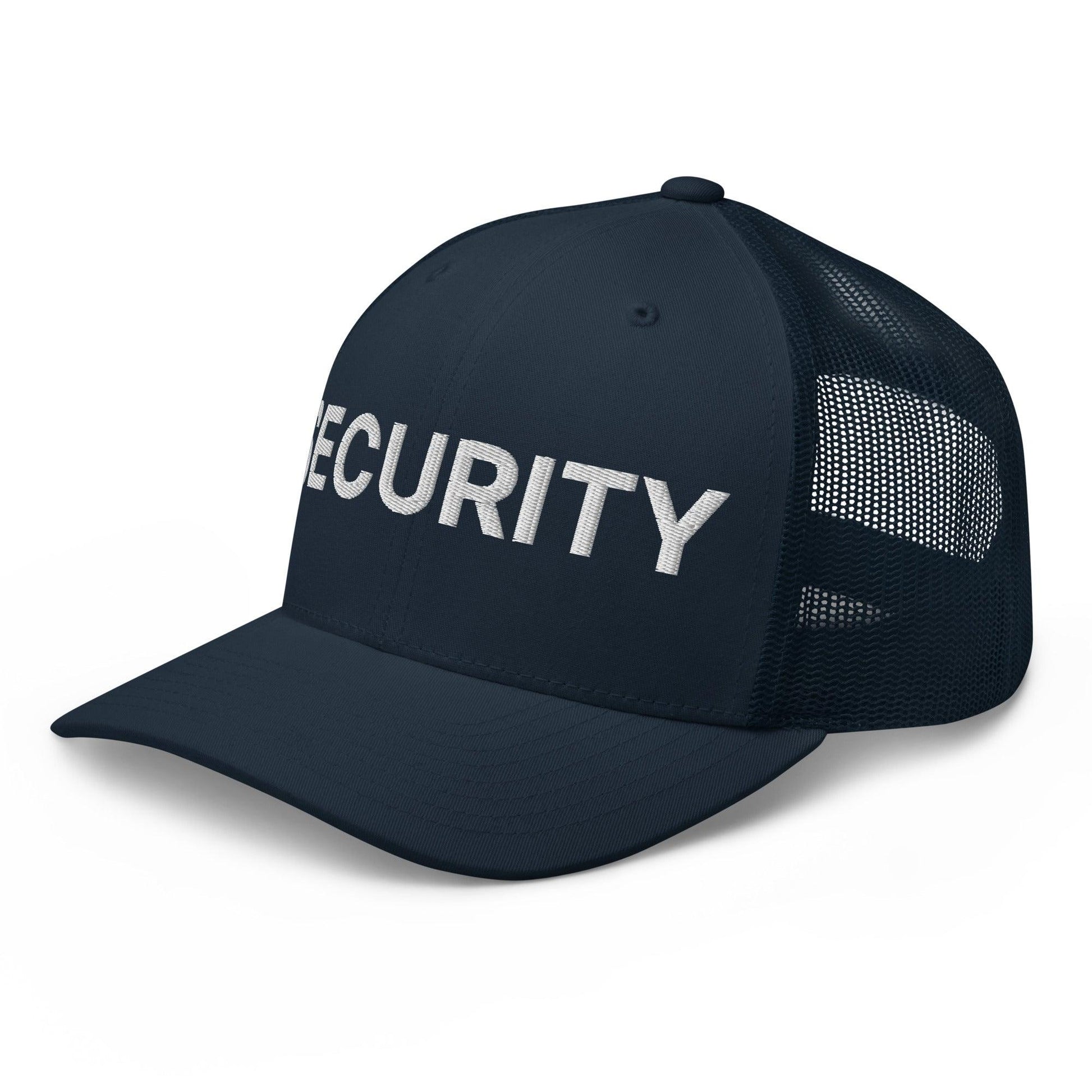 Security Uniform Work Embroidered Mesh Trucker Hat