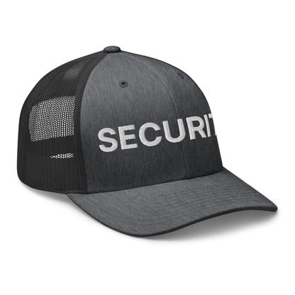 Security Uniform Work Embroidered Mesh Trucker Hat