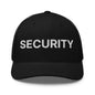 Security Uniform Work Embroidered Mesh Trucker Hat - Black